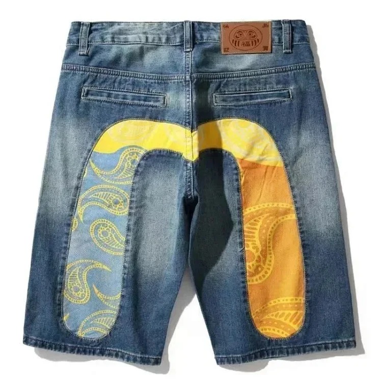 XMT18 American high street denim shorts image 4