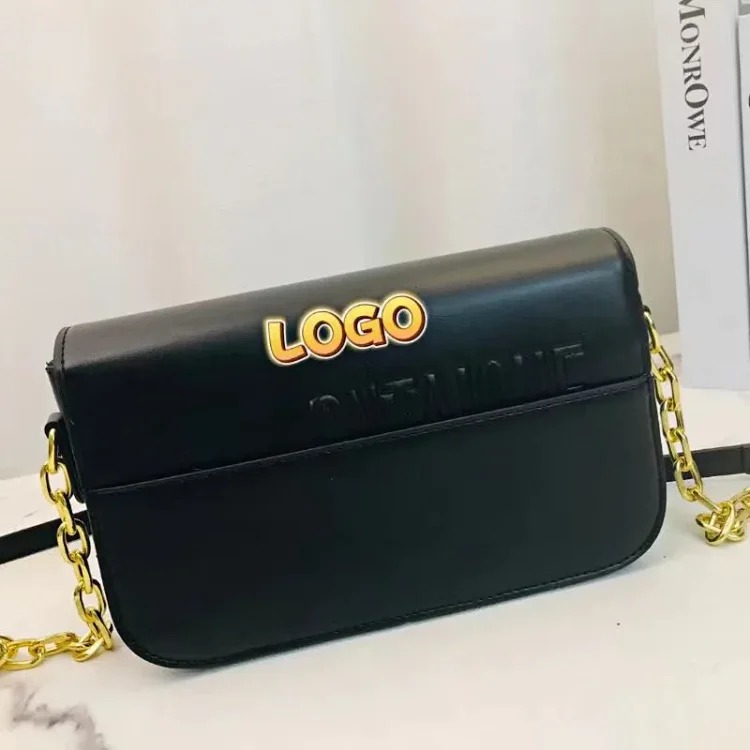 Women's Bags 2024 Fashion Large Capacity Single Shoulder Crossbody Bag Chain Contrast Color Western Style Women's Bag Trendy Bag