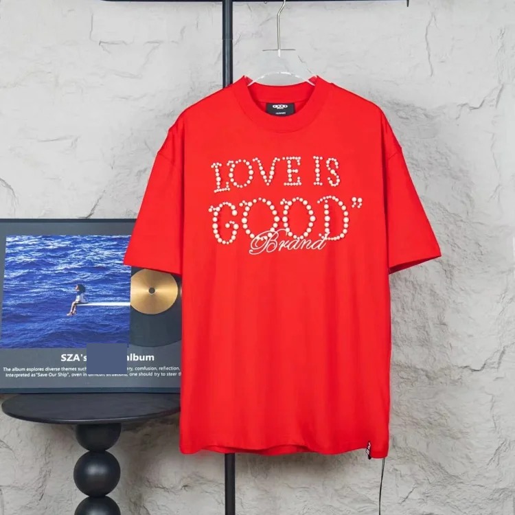 AA-TOP-original original label, short-sleeved T-shirt pure cotton printed loose style American round neck versatile summer image 6