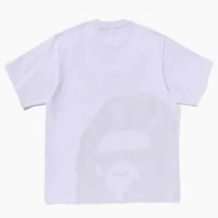 Cross-border wholesale trendy brand shark ape head letter print r summer thin print street pure cotton short sleeves