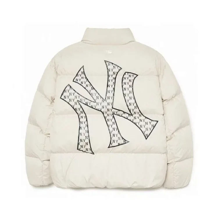 DX64-2 Winter men's and women's all-over printed short down jacket