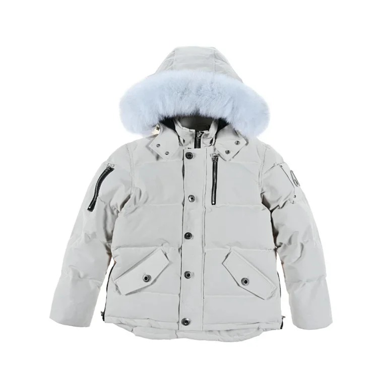 Fashionable warm outdoor down jacket
