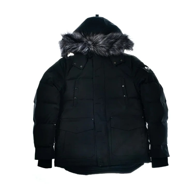 Fashionable warm outdoor down jacket