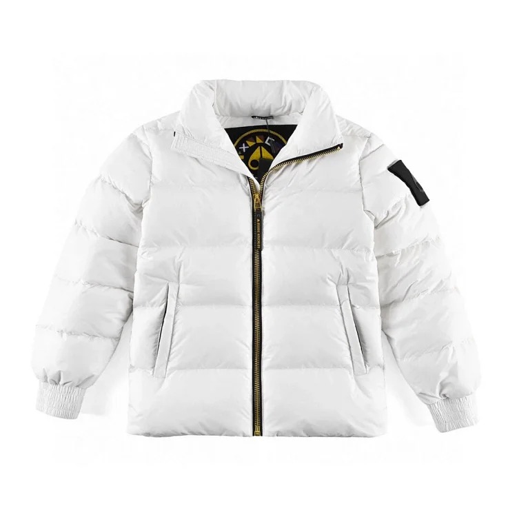 Fashionable warm outdoor down jacket