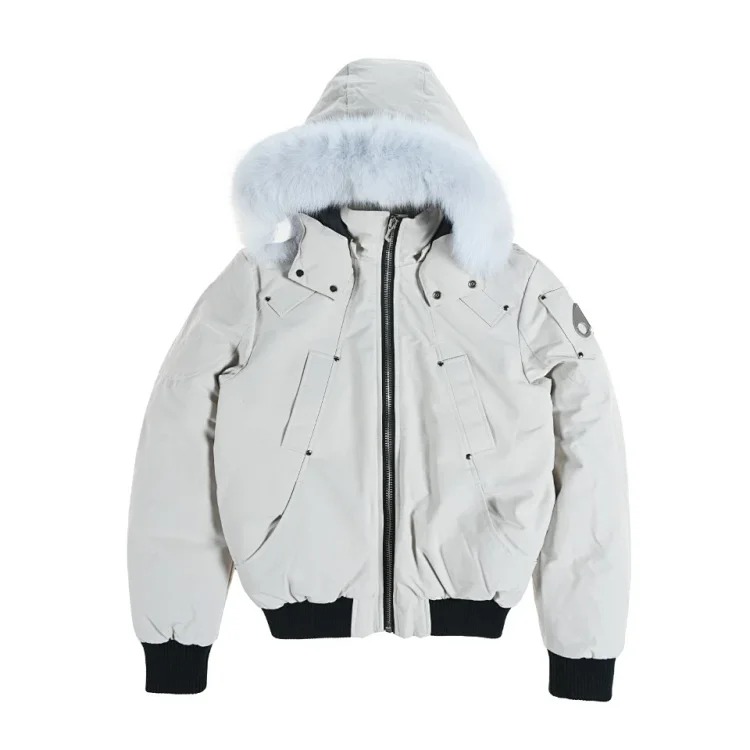 Fashionable warm outdoor down jacket