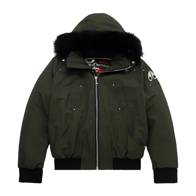 Fashionable warm outdoor down jacket