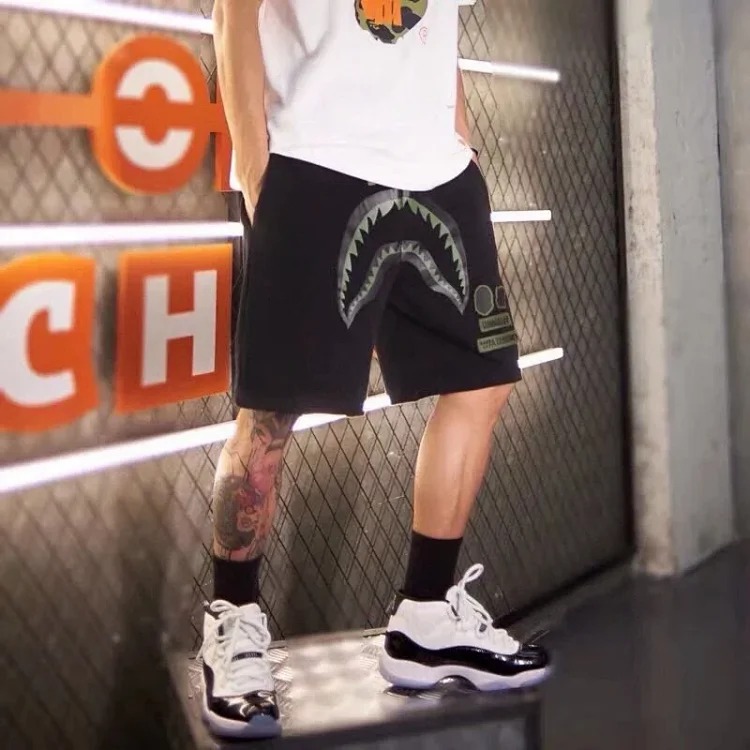 Velcro shorts shark shorts