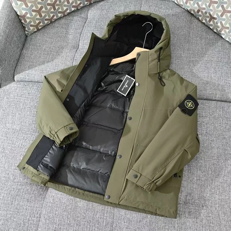 DX30-12 winter windproof down jacket with hood