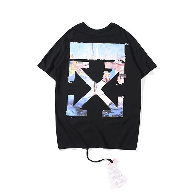 Factory self- printed short-sleeved 3