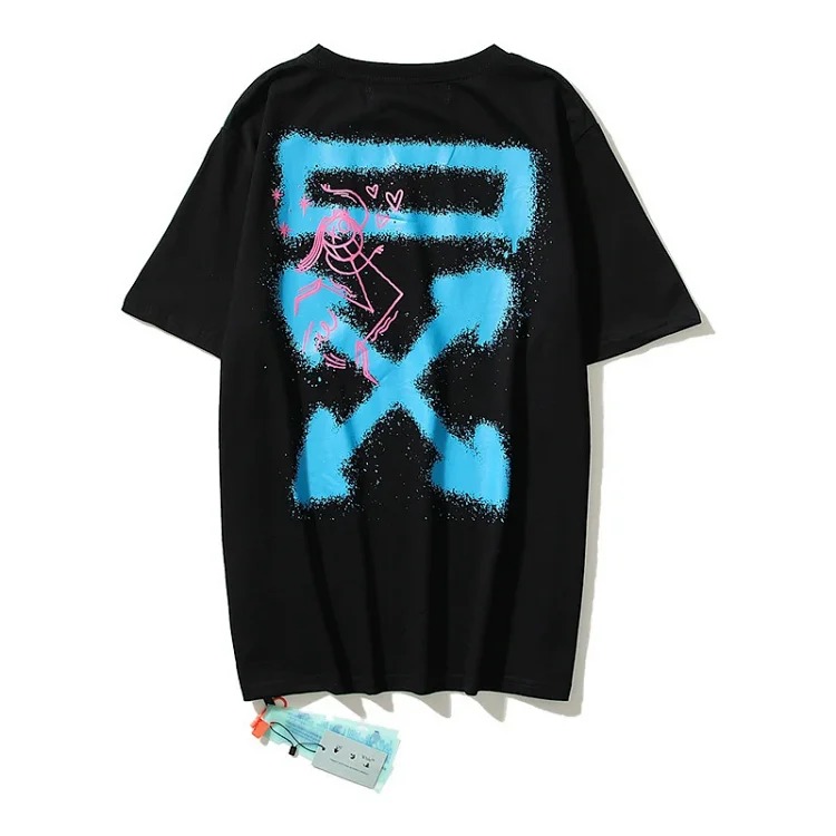 Factory self- printed short-sleeved 3