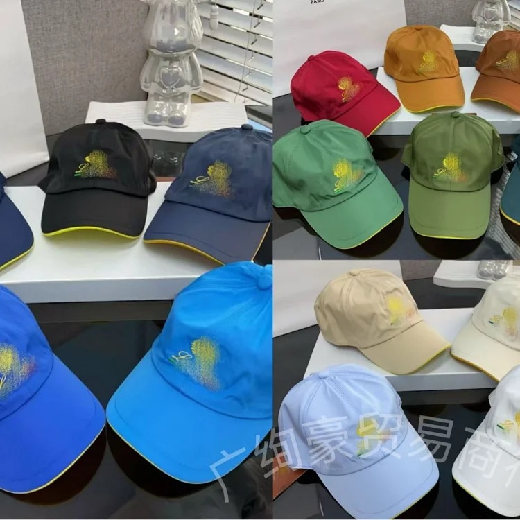 Cross-border hot style 1P duck cap letter embroidery four seasons double layer soft top baseball cap elastic adjustment hat