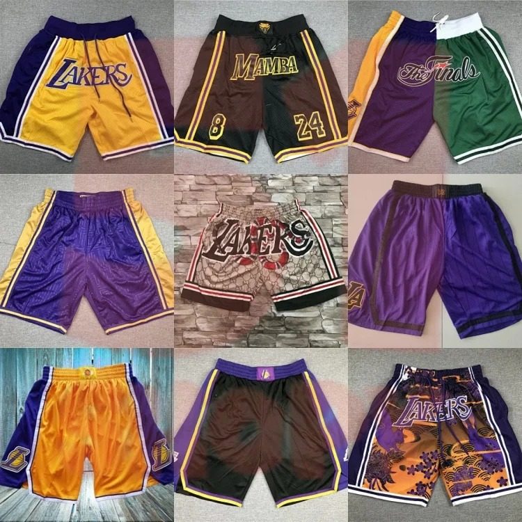 Fashionable sports basketball shorts-004