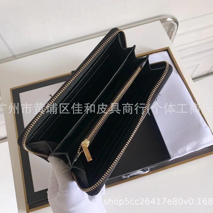 Cross-border foreign trade men's wallet long silk screen animal wallet European and American style zipper casual clutch factory wholesale