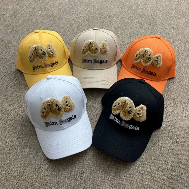 Louis Vuitton Wholesale cross-border trendy brand Palm Angel Beheaded Bear Letter Embroidery Hat Baseball Cap Korean Sun Visor Peaked Cap