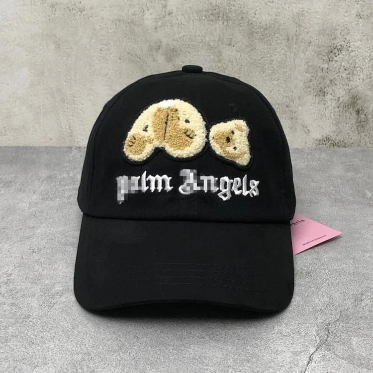 Louis Vuitton Wholesale cross-border trendy brand Palm Angel Beheaded Bear Letter Embroidery Hat Baseball Cap Korean Sun Visor Peaked Cap