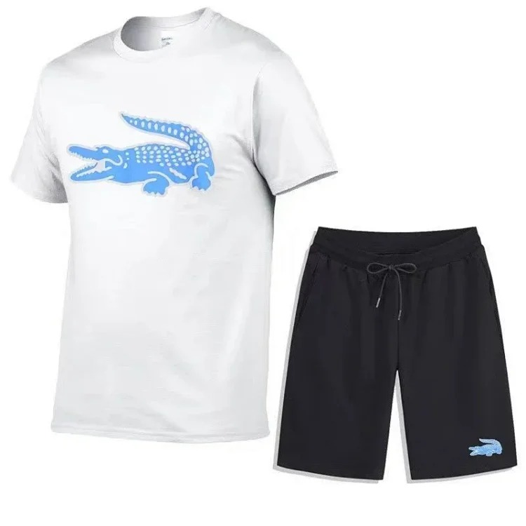 Fashionable short-sleeved shorts suit