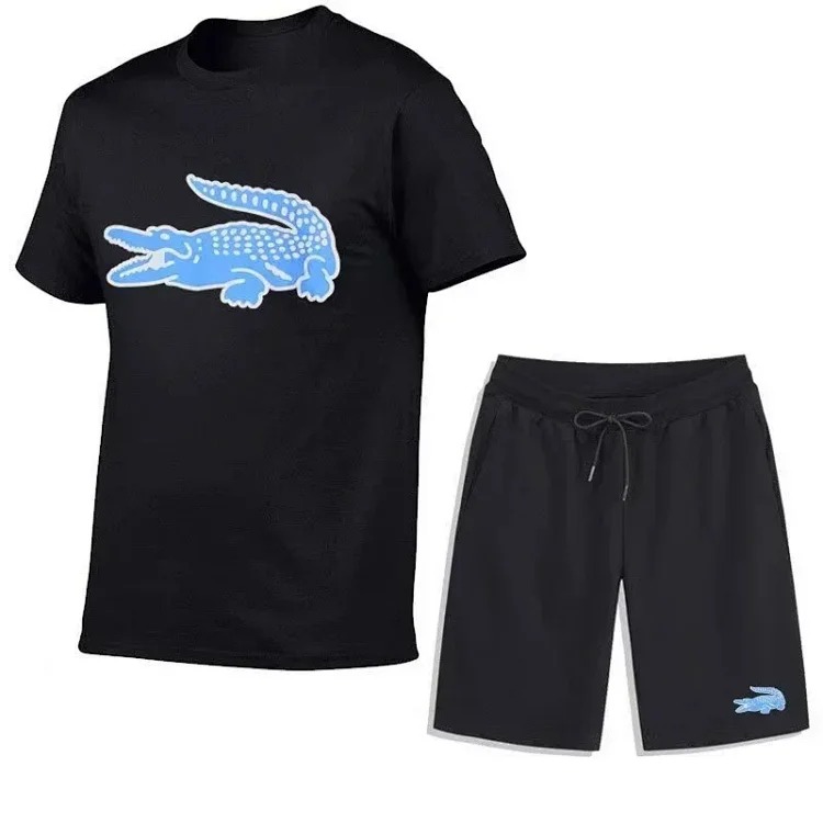 Fashionable short-sleeved shorts suit
