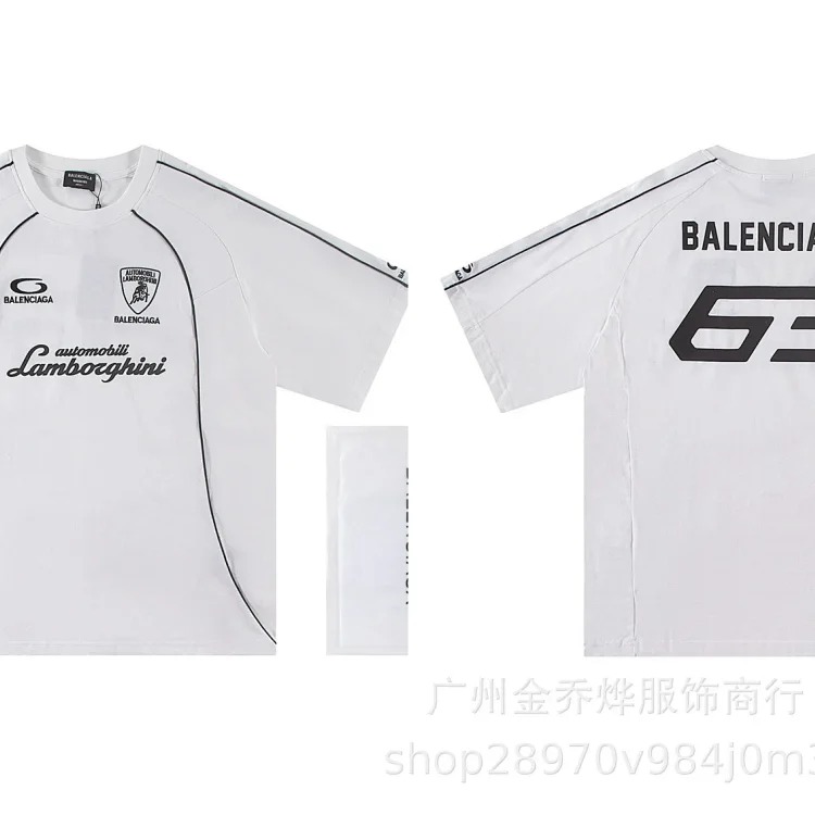 26ss cross-border foreign trade high-quality T-shirt embroidered logo for men and women casual fashion versatile loose style pure cotton short-sleeved image 5
