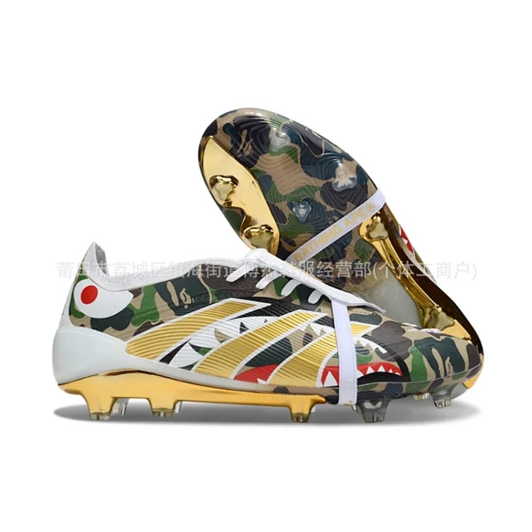 Factory wholesale foreign trade Falcon 25 generation cap with shoelaces FG low top men's and women's training football shoes PREDATOR image 2