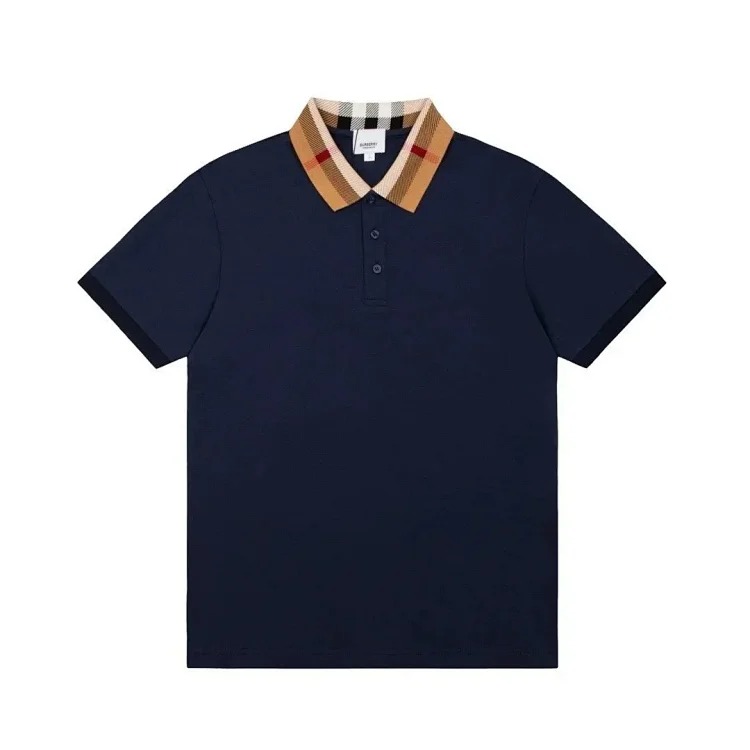 New spring and summer men's fashionable short-sleeved Polo shirts image 6