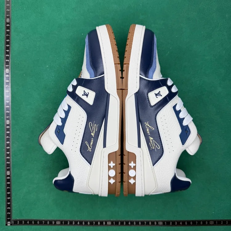 TT distressed cow leather low-top sneakers TT 3 image 4