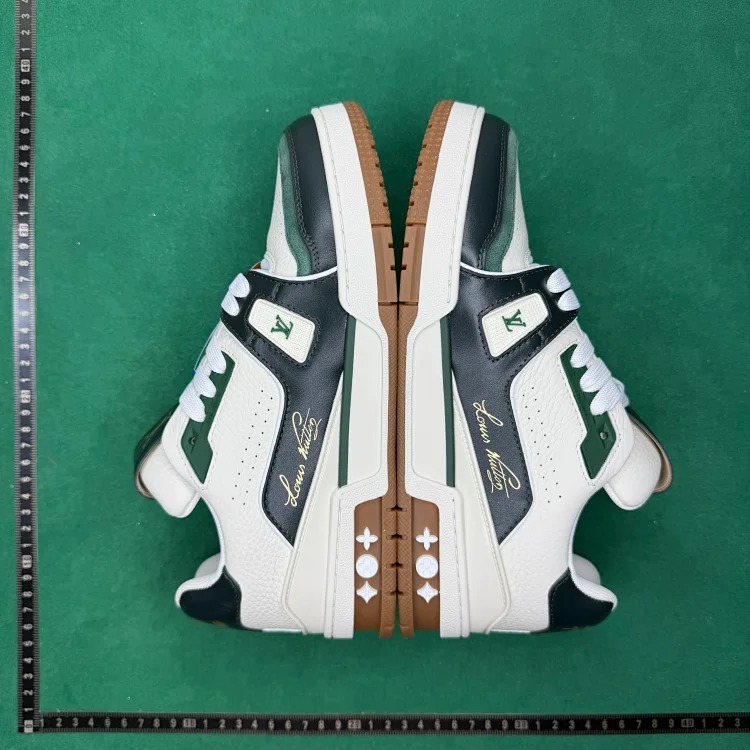 TT distressed cow leather low-top sneakers TT 3 image 5