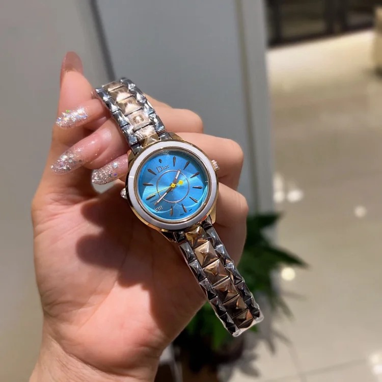 Xiaohongshu's new ceramic bezel, exclusive 2022 AAA diamond model DIOR VIII series women's watch, genuine one-to-one molded women's watch