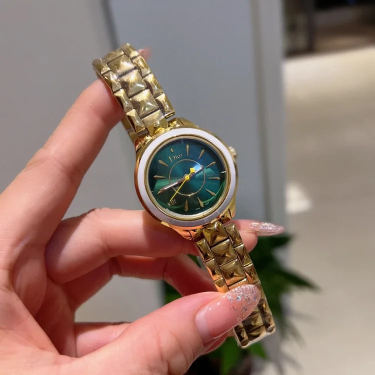 Xiaohongshu's new ceramic bezel, exclusive 2022 AAA diamond model DIOR VIII series women's watch, genuine one-to-one molded women's watch