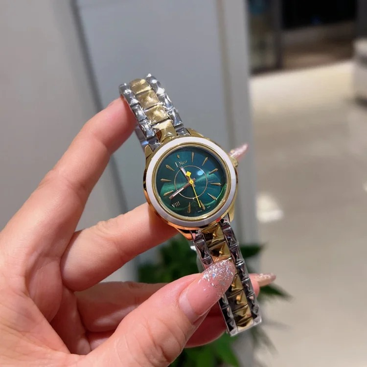 Xiaohongshu's new ceramic bezel, exclusive 2022 AAA diamond model DIOR VIII series women's watch, genuine one-to-one molded women's watch