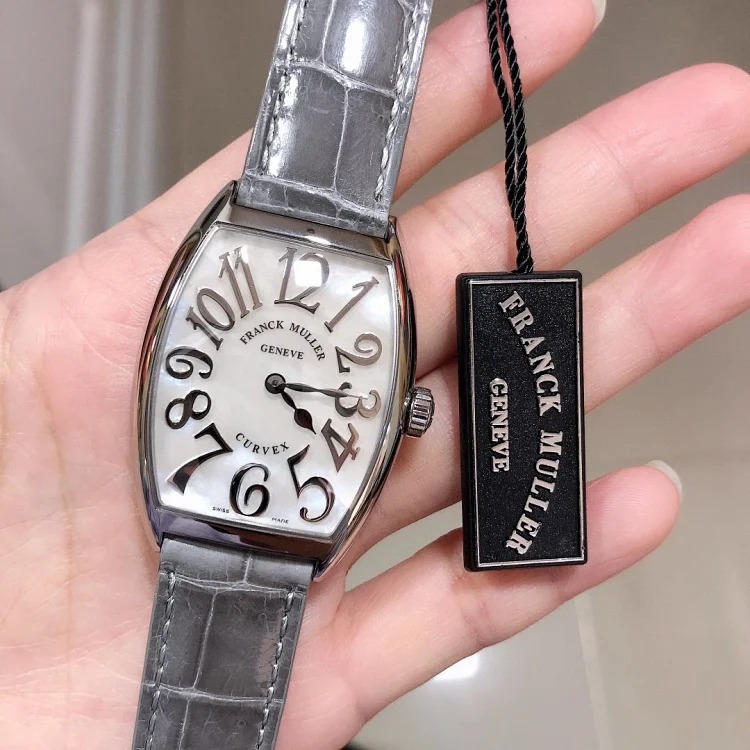 The most beautiful watch Franck Muller barrel-shaped women's quartz watch CINTREE CURVEX series ✨316L stainless steel case, size 43×31mm movement adopts Swiss imported quartz movement