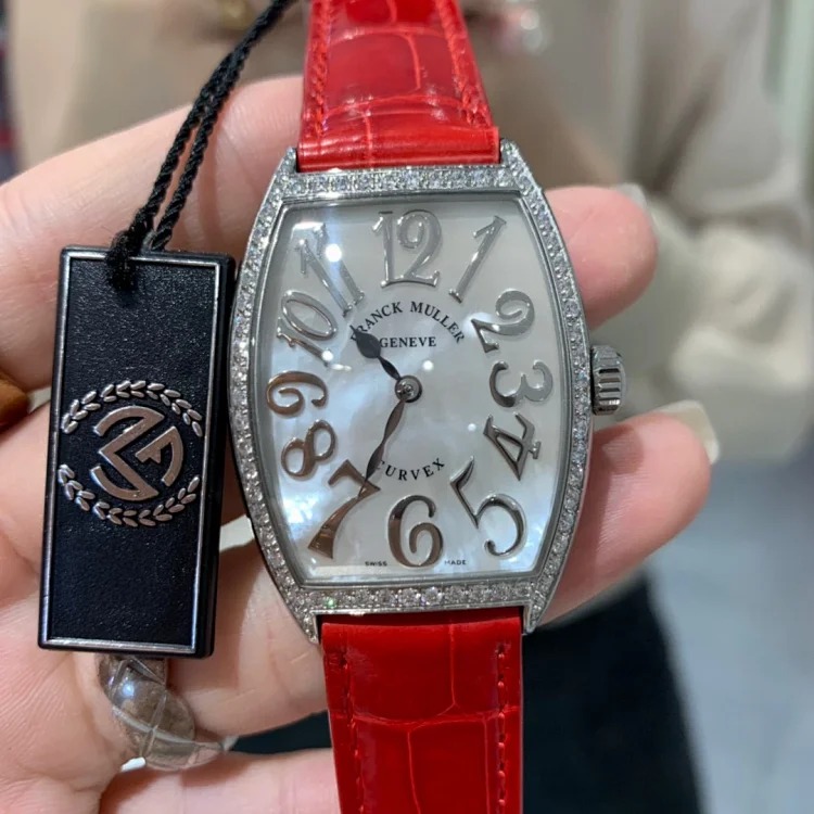 The most beautiful watch Franck Muller barrel-shaped women's quartz watch CINTREE CURVEX series ✨316L stainless steel case, size 43×31mm movement adopts Swiss imported quartz movement