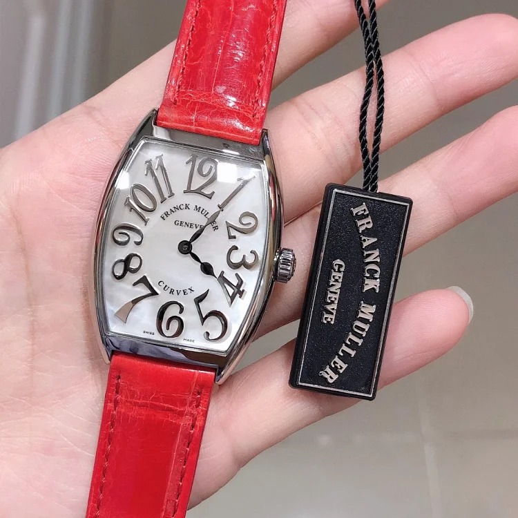 The most beautiful watch Franck Muller barrel-shaped women's quartz watch CINTREE CURVEX series ✨316L stainless steel case, size 43×31mm movement adopts Swiss imported quartz movement