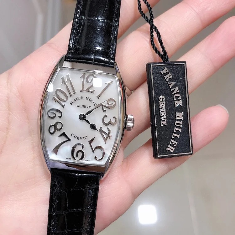 The most beautiful watch Franck Muller barrel-shaped women's quartz watch CINTREE CURVEX series ✨316L stainless steel case, size 43×31mm movement adopts Swiss imported quartz movement