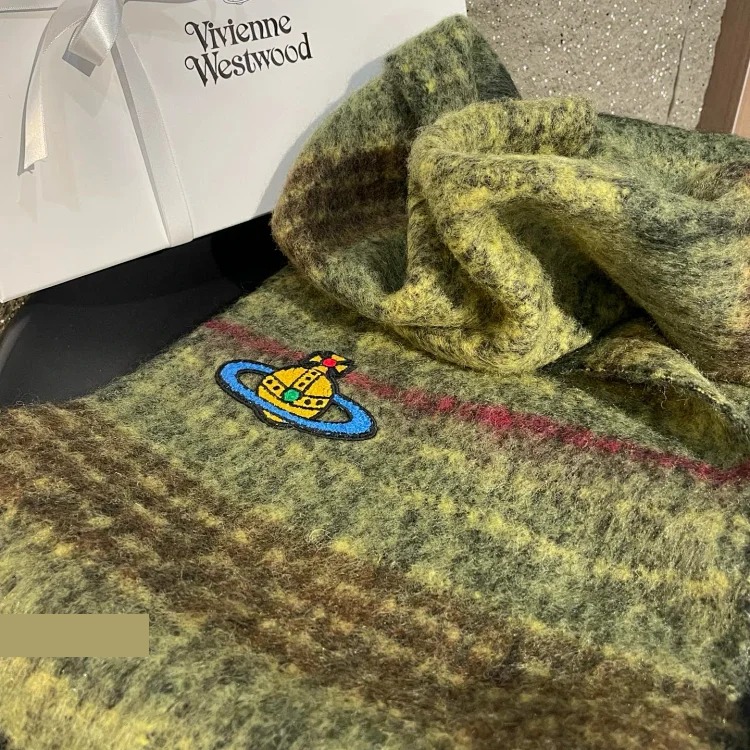 Bears Mohair Alpaca Saturn Stripe Scarf Comes in a Gift Box