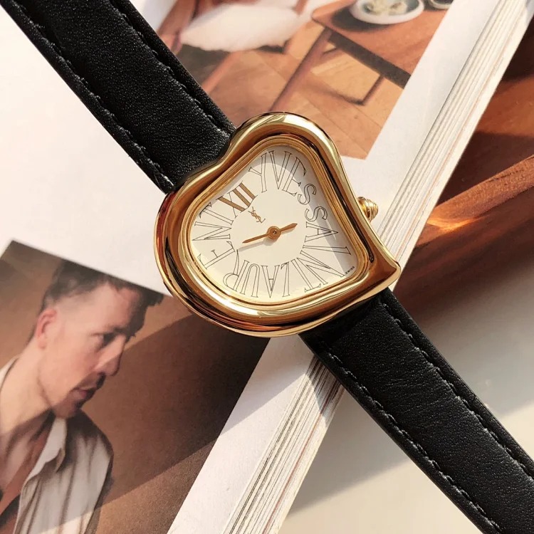Yves Saint Laurent Original and second-hand watch series YSL peach heart watch available in four colors
