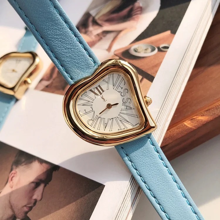 Yves Saint Laurent Original and second-hand watch series YSL peach heart watch available in four colors