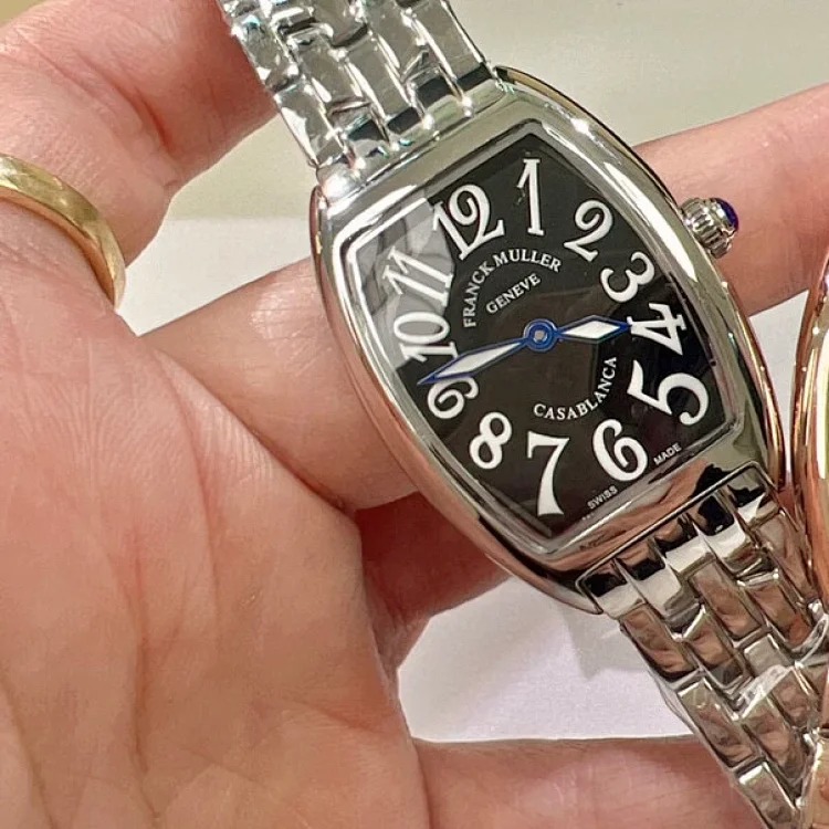 Franck Muller 1752QZ series watches, classic barrel-shaped design women's watches, women's watches