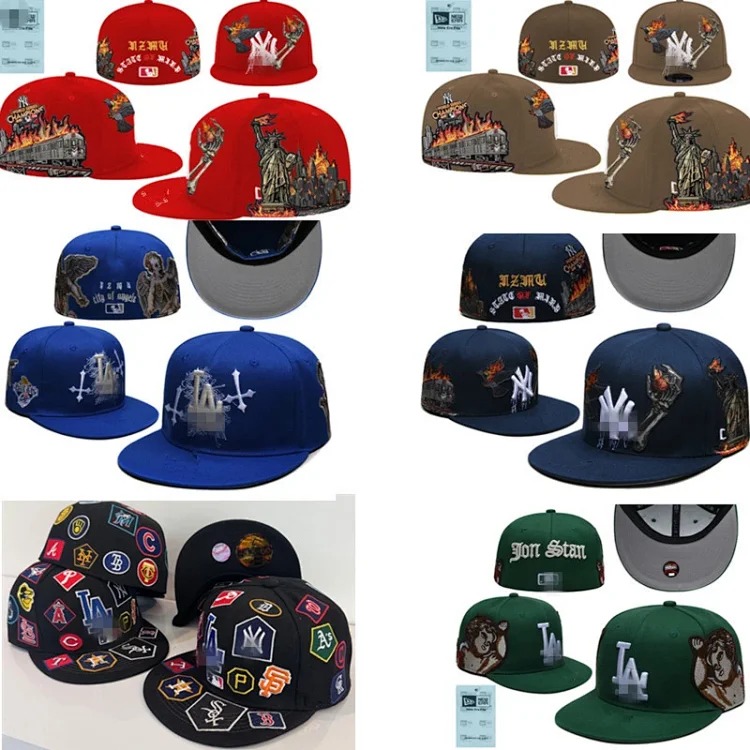 New style baseball caps for men and women, flat-brimmed hats, hip-hop hip-hop baseball caps, American style reverse-wearing hats
