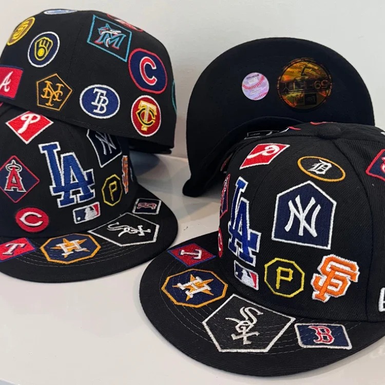 New style baseball caps for men and women, flat-brimmed hats, hip-hop hip-hop baseball caps, American style reverse-wearing hats image 5