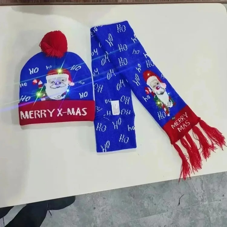 Fashionable Christmas scarf set-2282 image 5