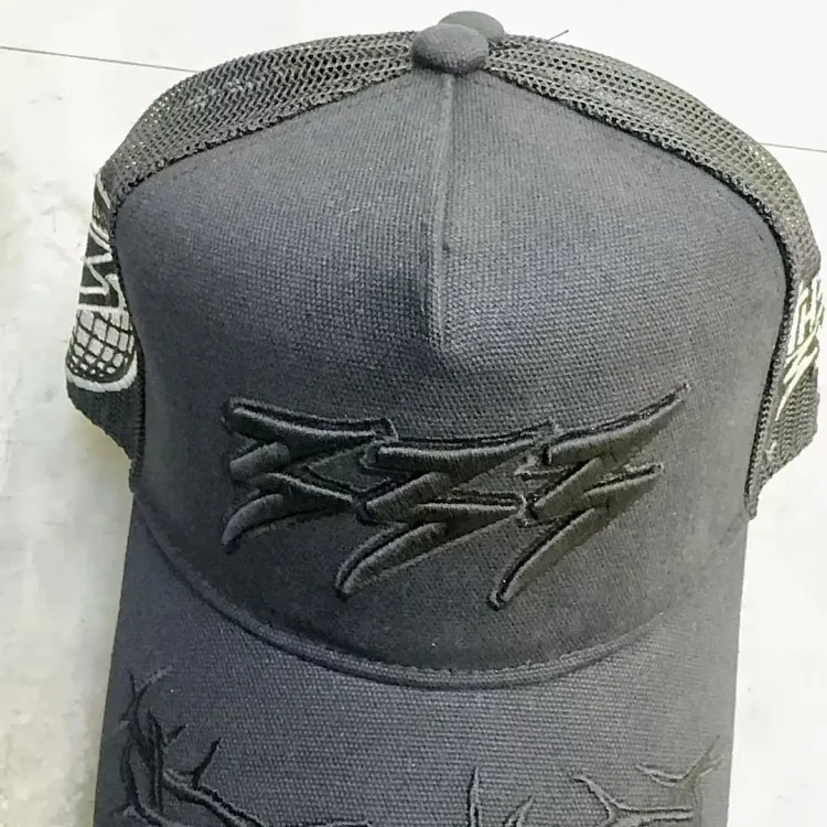 26ss cross-border trendy brand embroidered letter baseball cap big brim hat sun hat peaked hat men and women ready stock