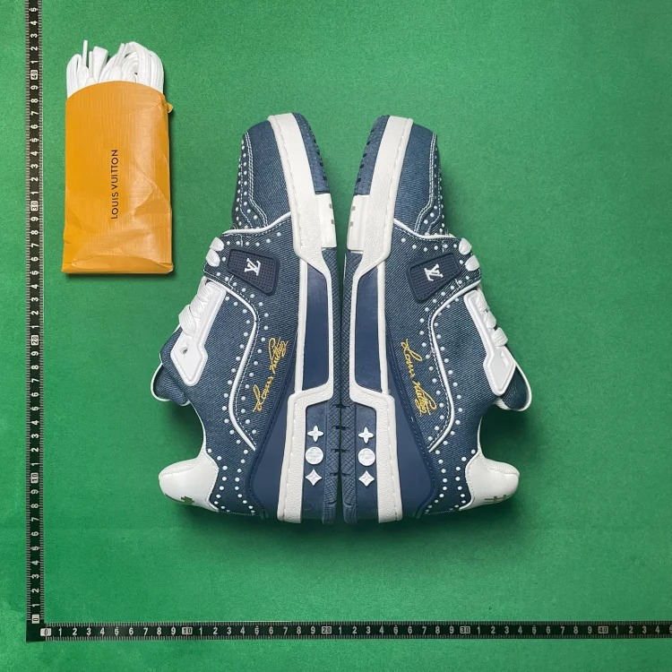 DW cow leather lace-up round toe low-top sneakers G7D image 3