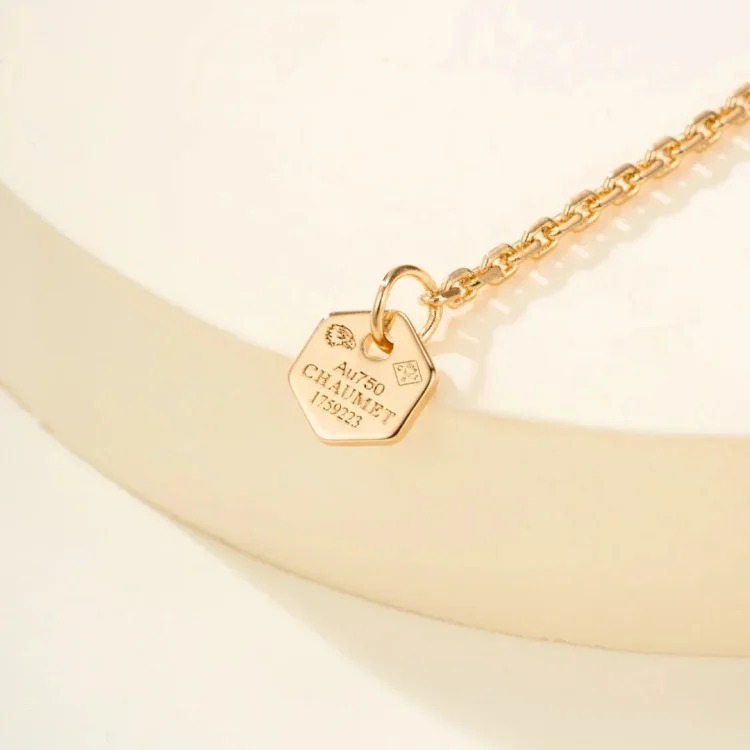 XXX-DFN honeycomb diamond necklace-3973