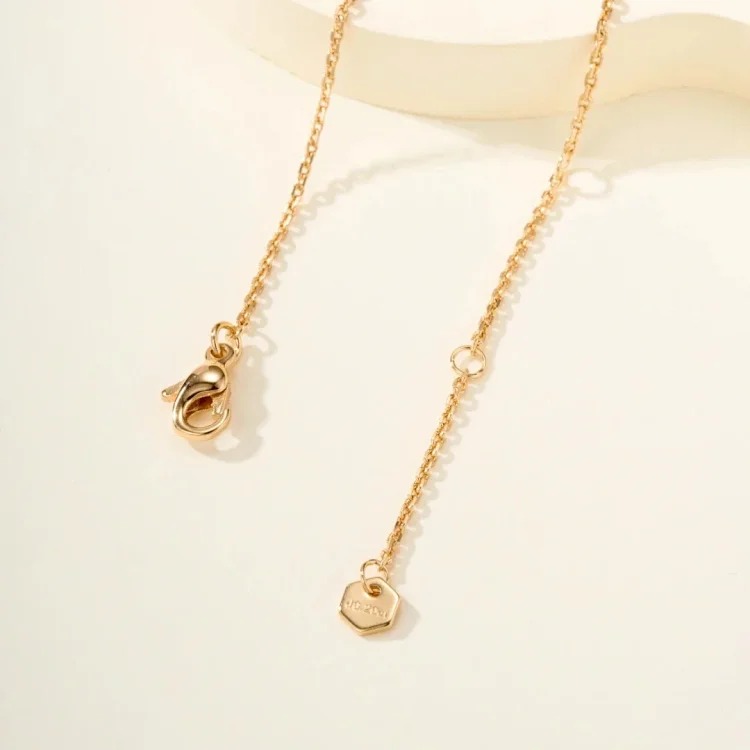 XXX-DFN honeycomb diamond necklace-3973