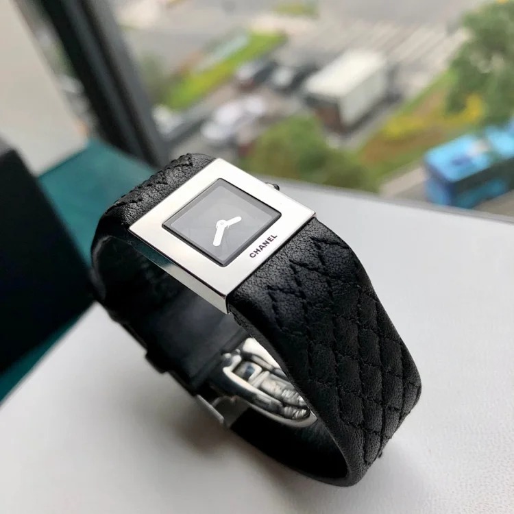 Chanel's second-hand watch, retro rhombus watch width 24mm, women's watch, women's watch