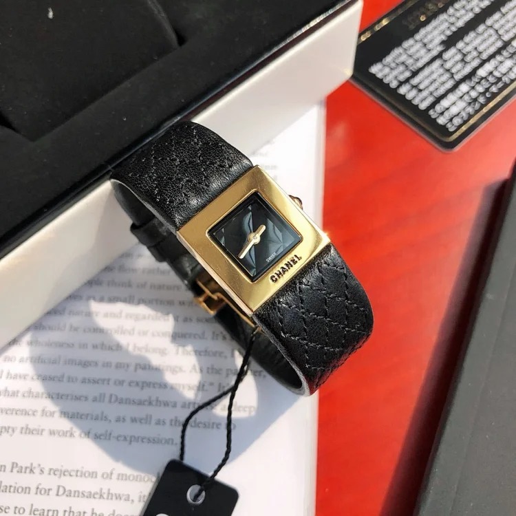 Chanel's second-hand watch, retro rhombus watch width 24mm, women's watch, women's watch