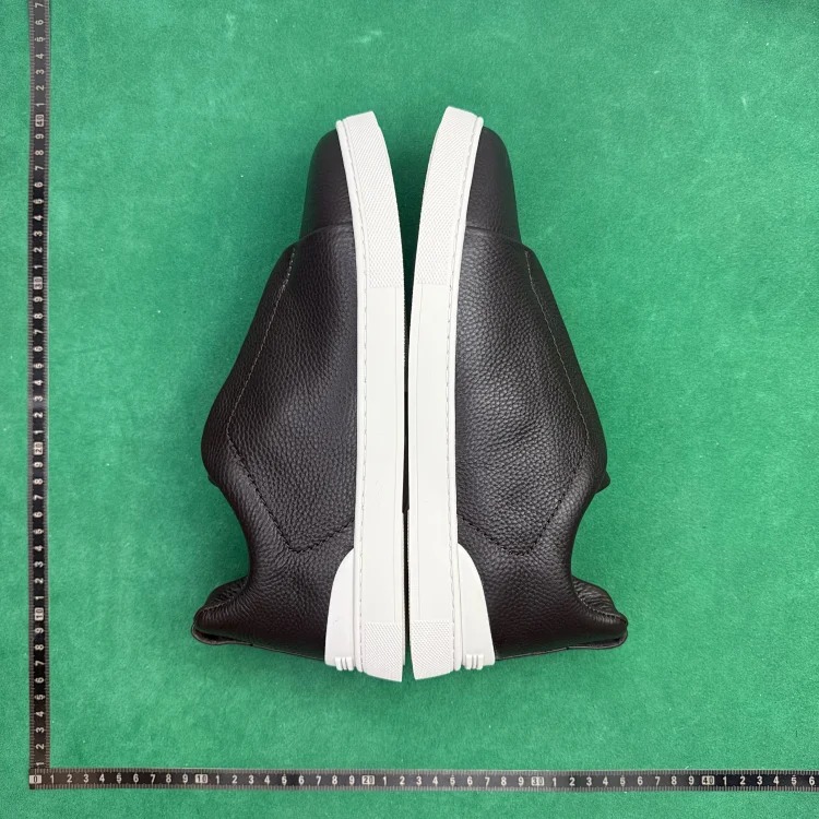 (Customized models are shipped in 3-7 days) TT8 leather comfortable and versatile round toe low-top sneakers image 2