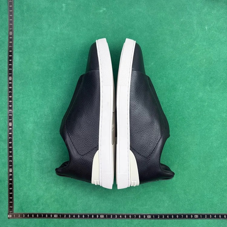 (Customized models are shipped in 3-7 days) TT8 leather comfortable and versatile round toe low-top sneakers image 3