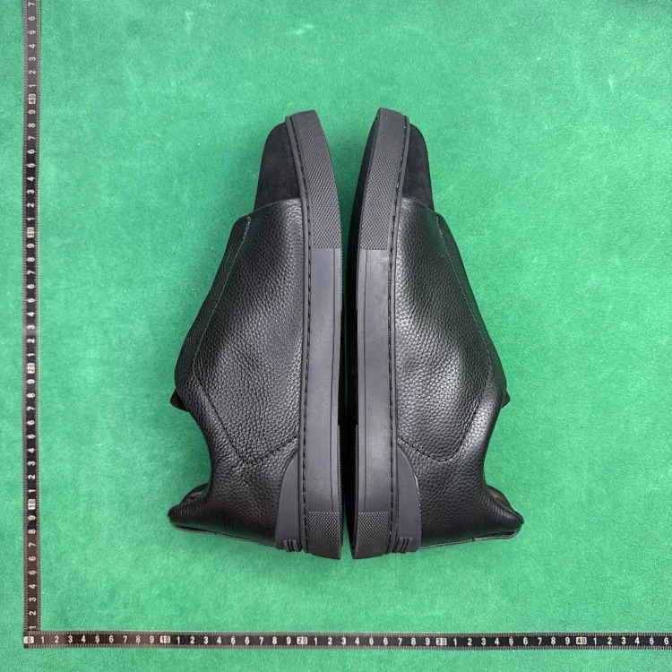 (Customized models are shipped in 3-7 days) TT8 leather comfortable and versatile round toe low-top sneakers image 4