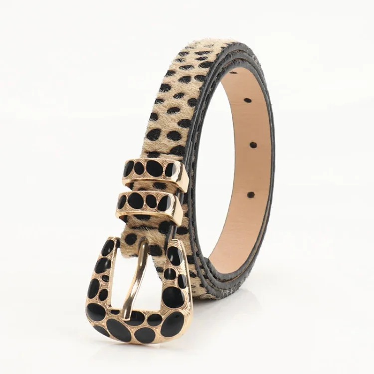 Leopard Buckle Hot Girl Y2K Millennial Style Jeans Belt